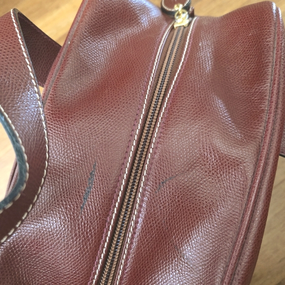 Gianfranco Lotti Brown Leather Satchel Bag - Picture 3 of 10